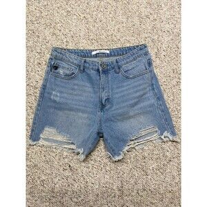 28 Kancan 90s High Rise Ripped Distressed Raw Fray Hem shorts